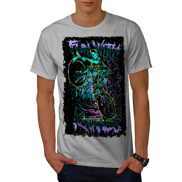 Fun With Knives Rider Mens T-Shirt