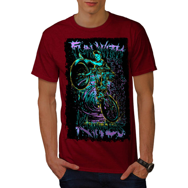 Fun With Knives Rider Mens T-Shirt