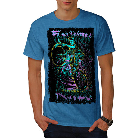 Fun With Knives Rider Mens T-Shirt