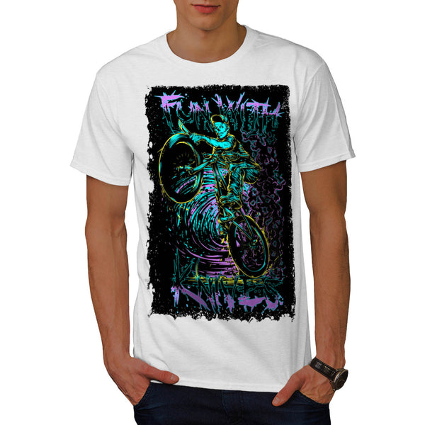 Fun With Knives Rider Mens T-Shirt