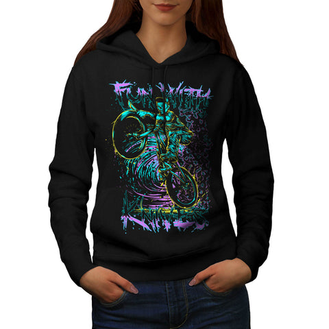 Fun With Knives Rider Womens Hoodie