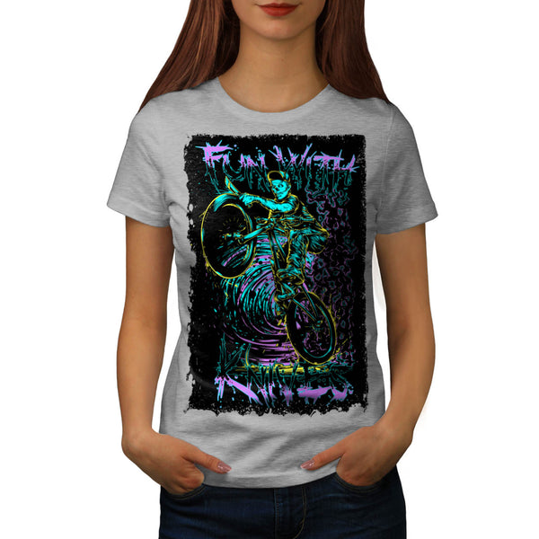 Fun With Knives Rider Womens T-Shirt
