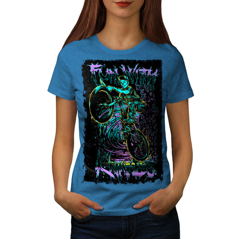 Fun With Knives Rider Womens T-Shirt