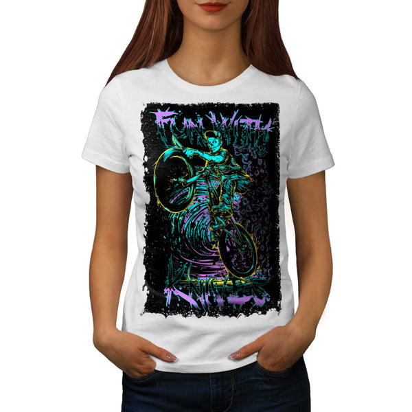 Fun With Knives Rider Womens T-Shirt