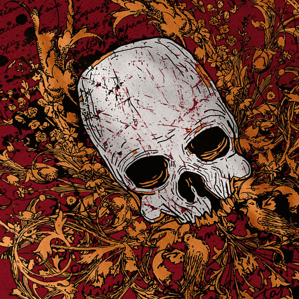Monster Horror Skull Womens T-Shirt