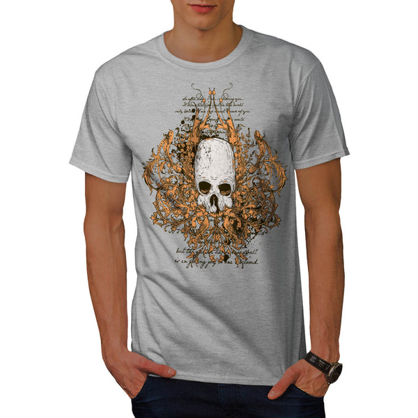 Monster Horror Skull Mens T-Shirt