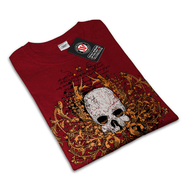 Monster Horror Skull Womens T-Shirt