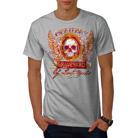 Pirate Bay Grave Yard Mens T-Shirt
