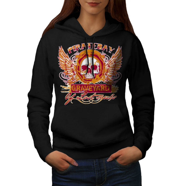 Pirate Bay Grave Yard Womens Hoodie