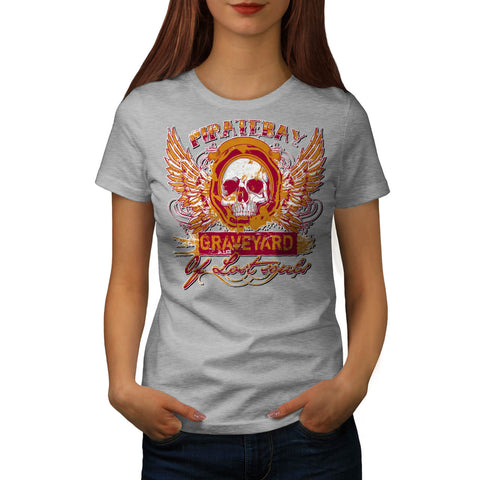 Pirate Bay Grave Yard Womens T-Shirt