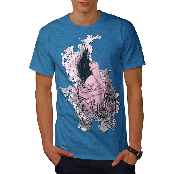 Free Sugar Model Girl Mens T-Shirt