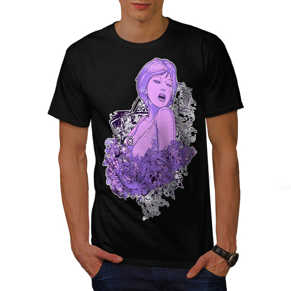 Model Poser Lady Hot Mens T-Shirt