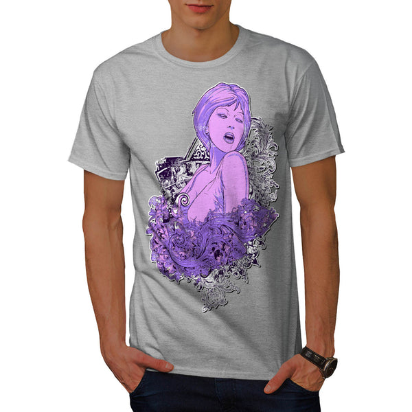 Model Poser Lady Hot Mens T-Shirt
