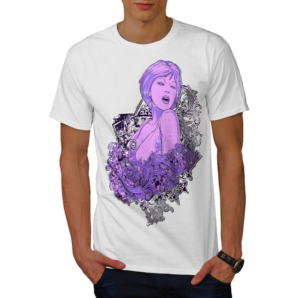 Model Poser Lady Hot Mens T-Shirt