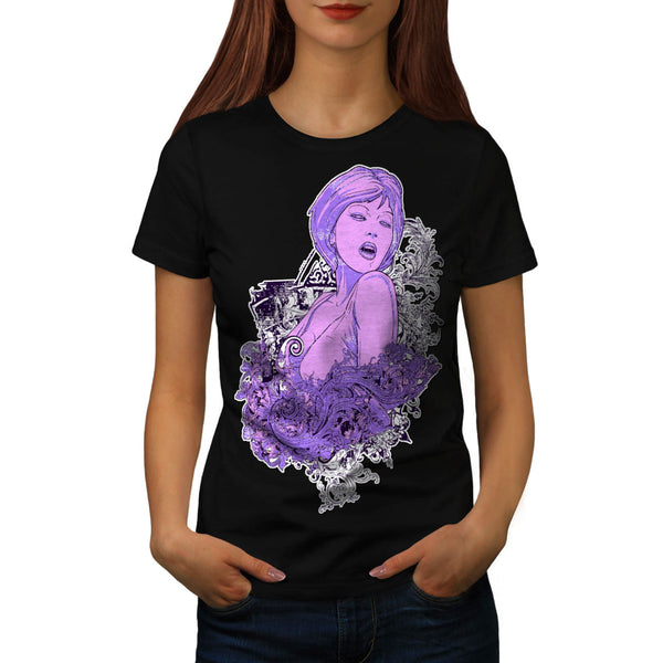Model Poser Lady Hot Womens T-Shirt