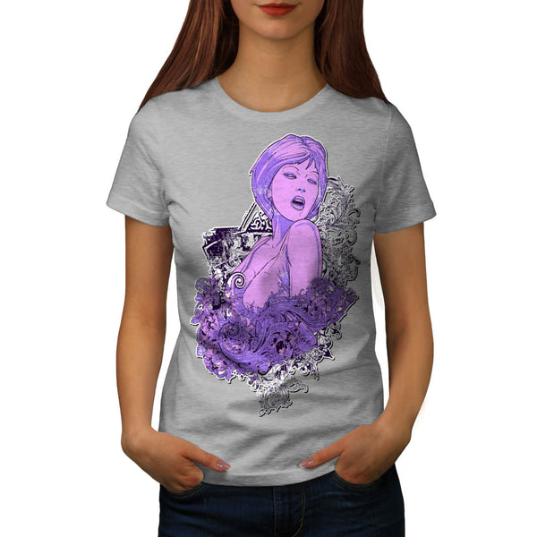 Model Poser Lady Hot Womens T-Shirt