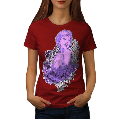 Model Poser Lady Hot Womens T-Shirt
