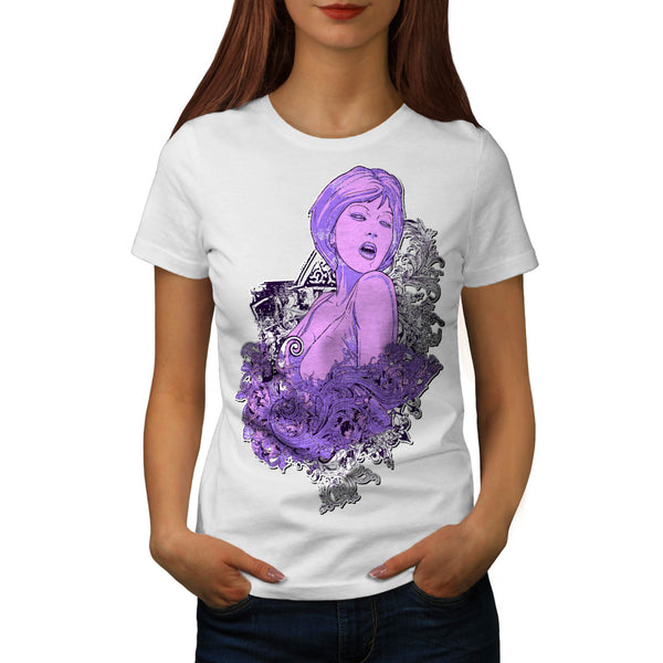 Model Poser Lady Hot Womens T-Shirt