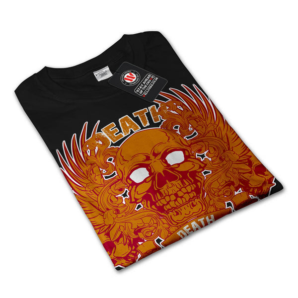 Monster Death Skull Mens Long Sleeve T-Shirt