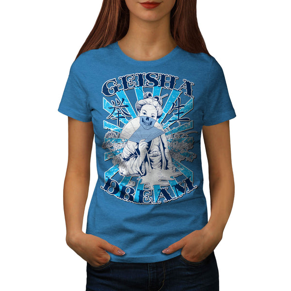 Geisha Dream Night Womens T-Shirt