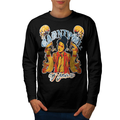 Carnival Of Fear Mime Mens Long Sleeve T-Shirt