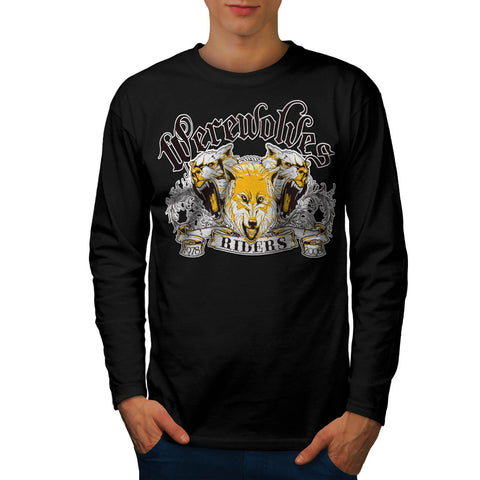 Werewolves Riders Mens Long Sleeve T-Shirt