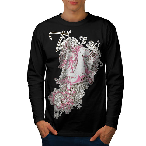 Way To Heaven Myth Mens Long Sleeve T-Shirt