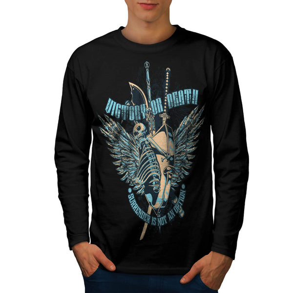 Victory Or Death Tomb Mens Long Sleeve T-Shirt
