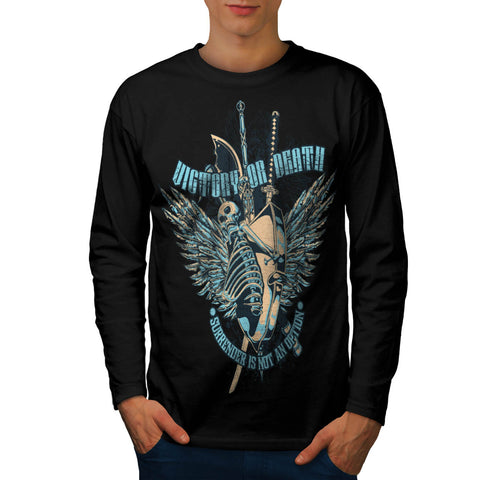 Victory Or Death Tomb Mens Long Sleeve T-Shirt