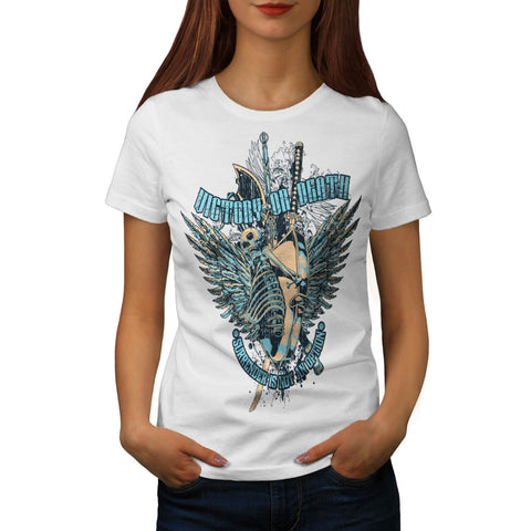 Victory Or Death Tomb Womens T-Shirt