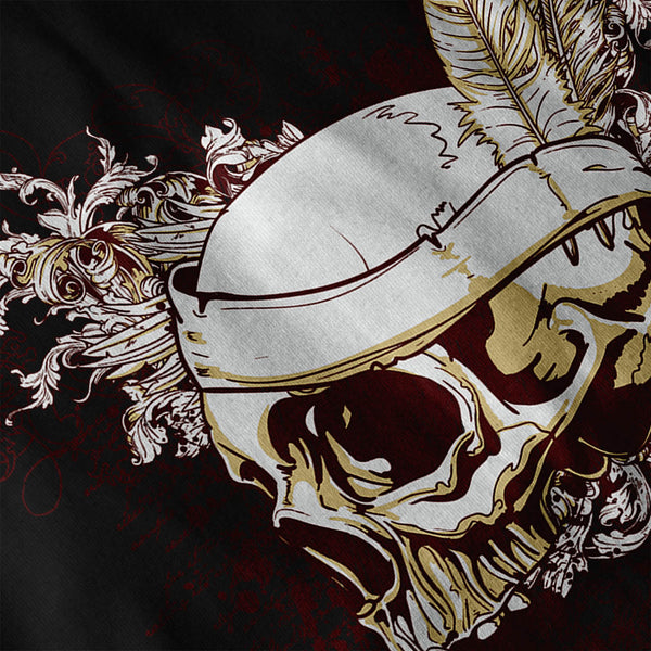 Native Indian Skull Mens Long Sleeve T-Shirt