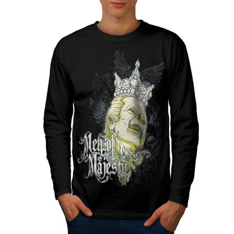 Men Of Majesty Queen Mens Long Sleeve T-Shirt