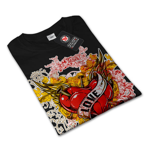 Love Heart Horror Mens Long Sleeve T-Shirt