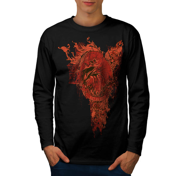 Evil Bird Prey Chill Mens Long Sleeve T-Shirt