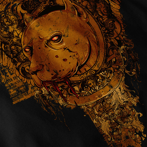 Blood Dog Bite Fear Mens Long Sleeve T-Shirt