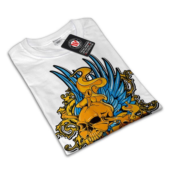 Monster Skull Pool Mens T-Shirt