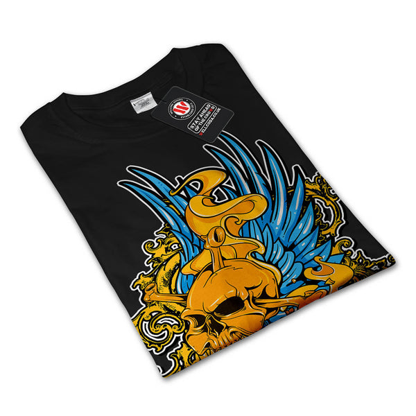 Monster Skull Pool Mens Long Sleeve T-Shirt