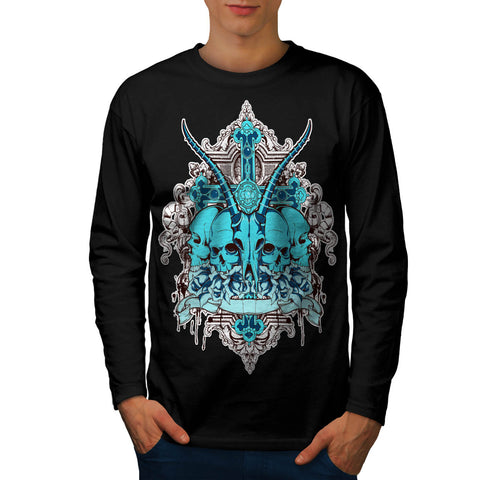 Dead Sacrifice Goat Mens Long Sleeve T-Shirt