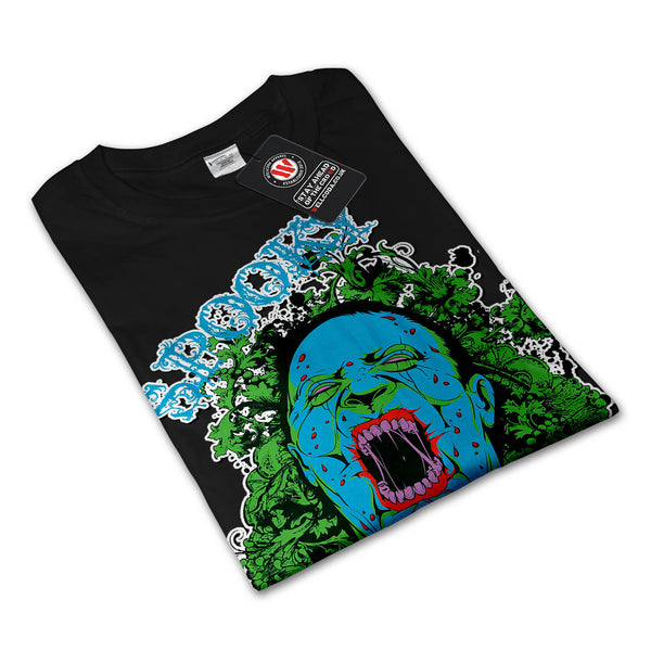 Spooky Vampire Ghost Mens Long Sleeve T-Shirt