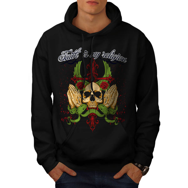 Religion Faith Prayer Mens Hoodie