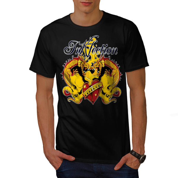 Ink Infection Tattoo Mens T-Shirt