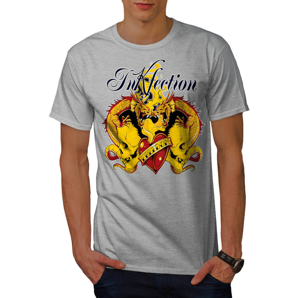 Ink Infection Tattoo Mens T-Shirt