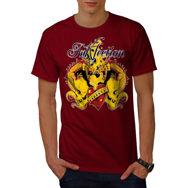 Ink Infection Tattoo Mens T-Shirt