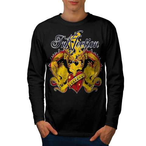 Ink Infection Tattoo Mens Long Sleeve T-Shirt