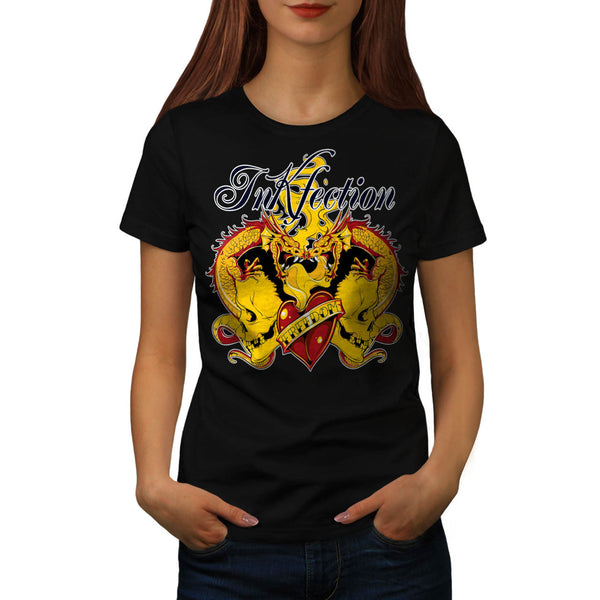 Ink Infection Tattoo Womens T-Shirt