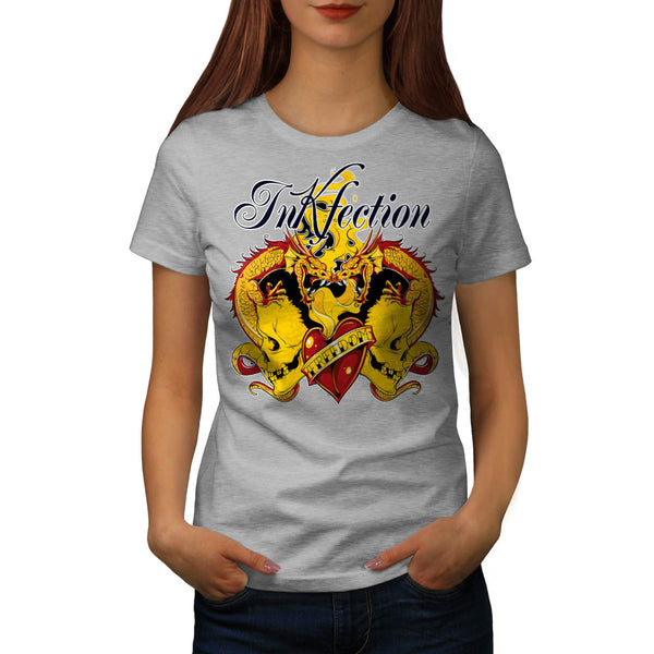 Ink Infection Tattoo Womens T-Shirt