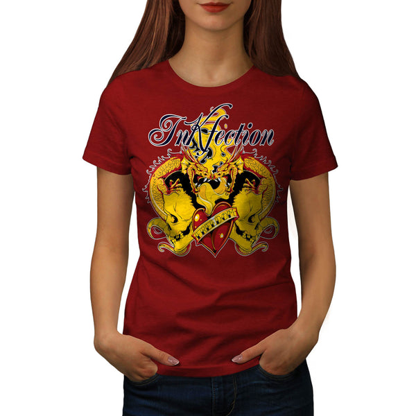 Ink Infection Tattoo Womens T-Shirt