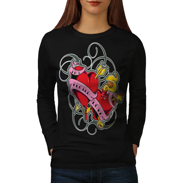 Infected Ink Love Womens Long Sleeve T-Shirt