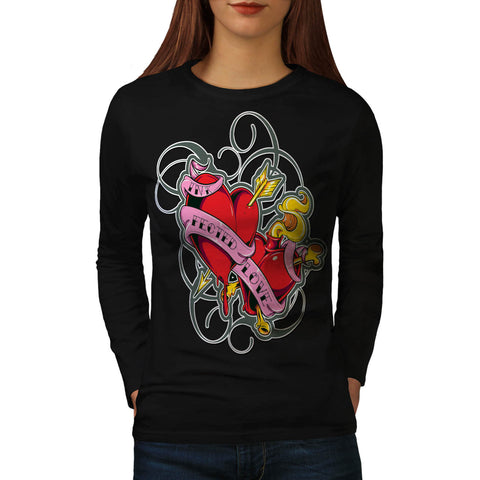 Infected Ink Love Womens Long Sleeve T-Shirt