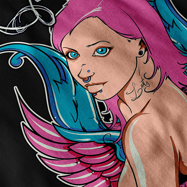 Ink Infection Lady Womens T-Shirt